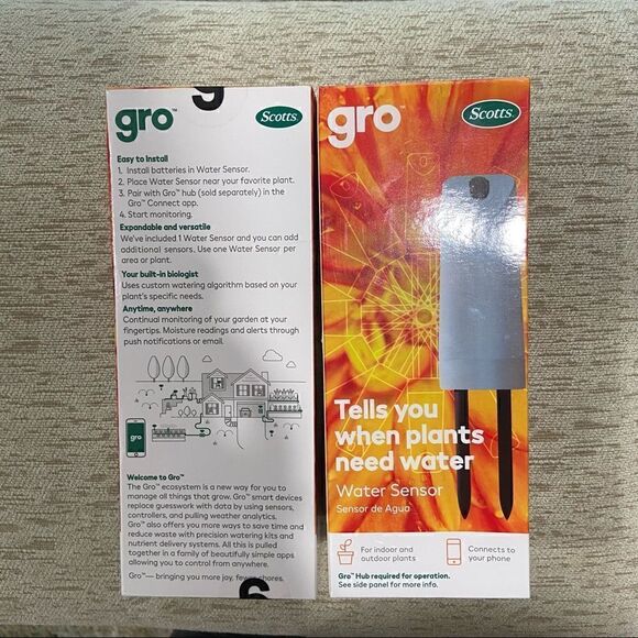 Set of 2 Scott’s Gro Water sensors New In Box seal never broken - Picture 6 of 8